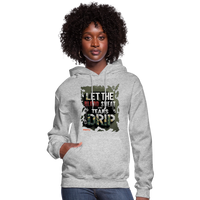 BLOOD SWEAT AND TEARS Women's Premium Quality  Hoodie - heather gray