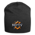 MOTIV Brand Name Jersey Beanie - charcoal grey