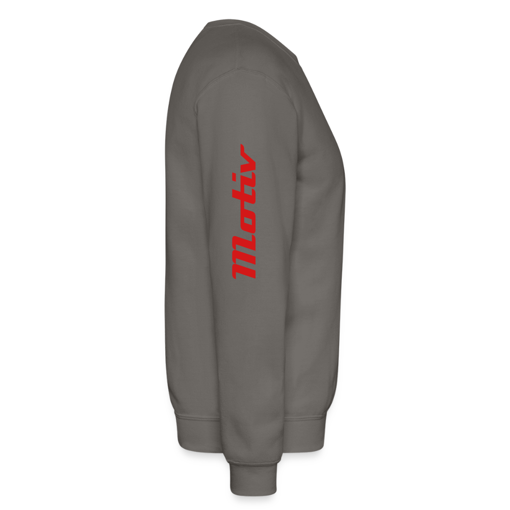 LIFE IS A GAME Crewneck Sweatshirt - asphalt gray