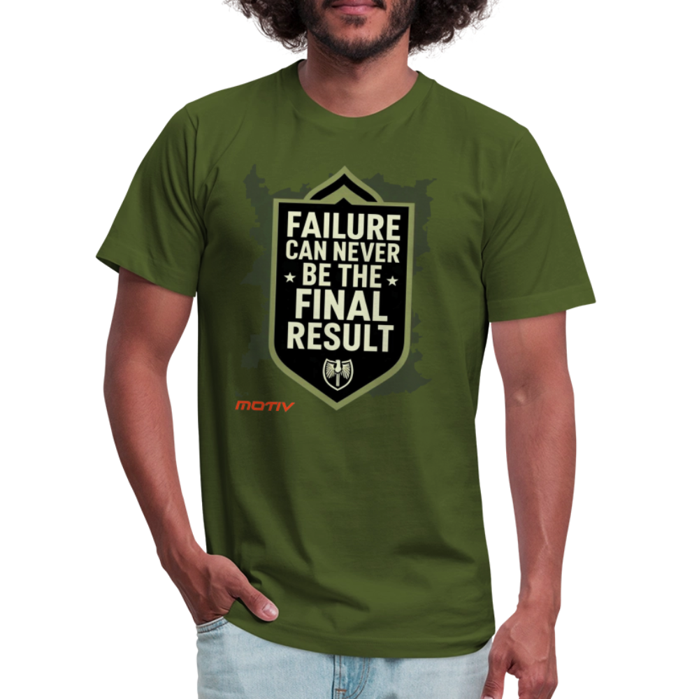 Final Result Jersey T-Shirt by Bella + Canvas - olive