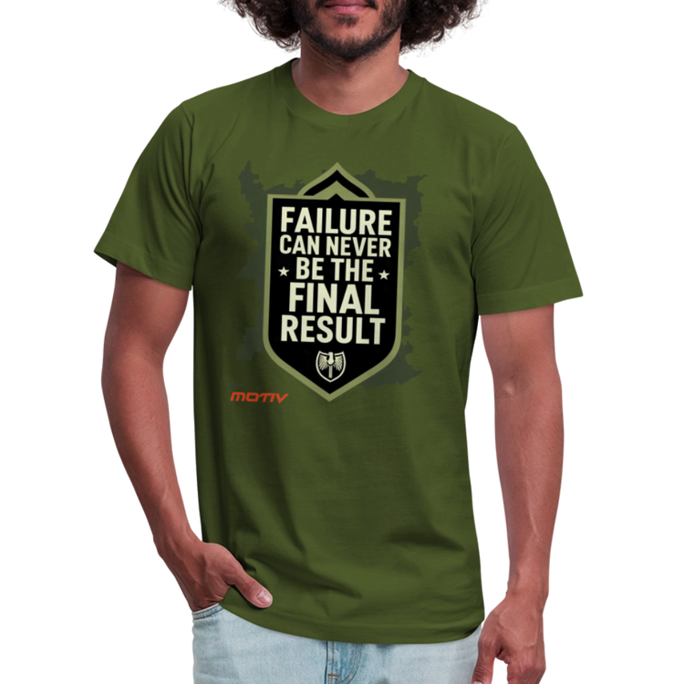 Final Result Jersey T-Shirt by Bella + Canvas - olive