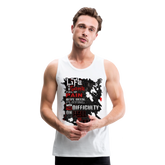 LIFE IS A GAME Men’s Premium Tank - white