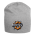 MOTIV Brand Name Jersey Beanie - heather gray