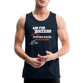 Aim For Success Men’s Premium Tank - deep navy