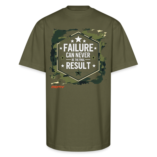 Final Result long premium quality T-Shirt - classic olive