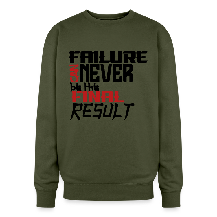 FINAL RESULT Oversized Crewneck Sweatshirt - olive green