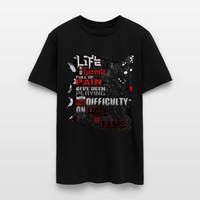 LIFE IS A GAME Men's T-Shirt | GILDAN 5000 - black