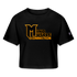 Mind Muscle Connection Women’s Champion Cropped T-Shirt - black
