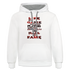 LIFE IS A GAME Premium Contrast Hoodie - white/gray
