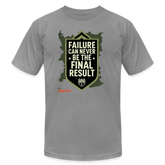 Final Result Jersey T-Shirt by Bella + Canvas - slate