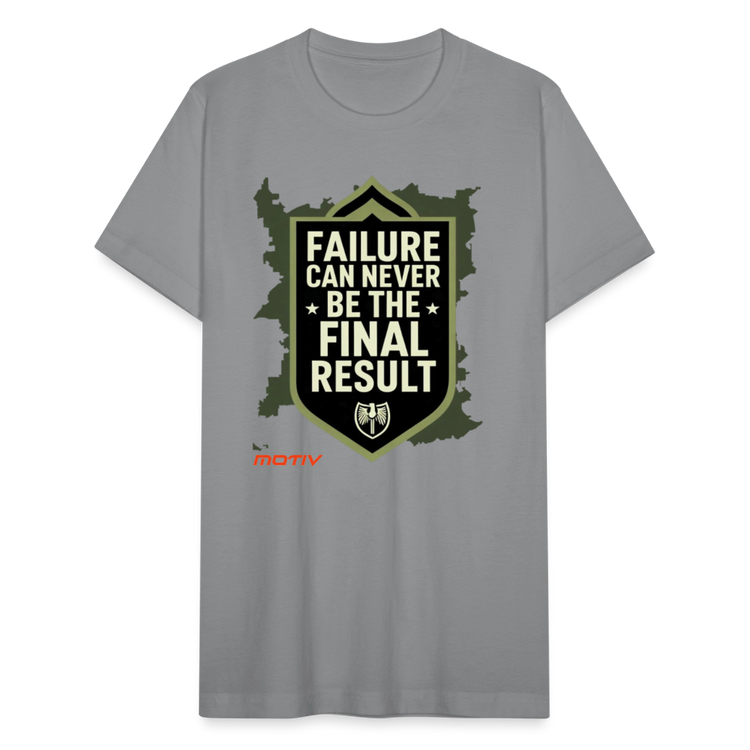 Final Result Jersey T-Shirt by Bella + Canvas - slate