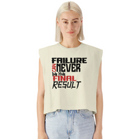 FINAL RESULT Washed Women´s Muscle Tank Top - faded cream