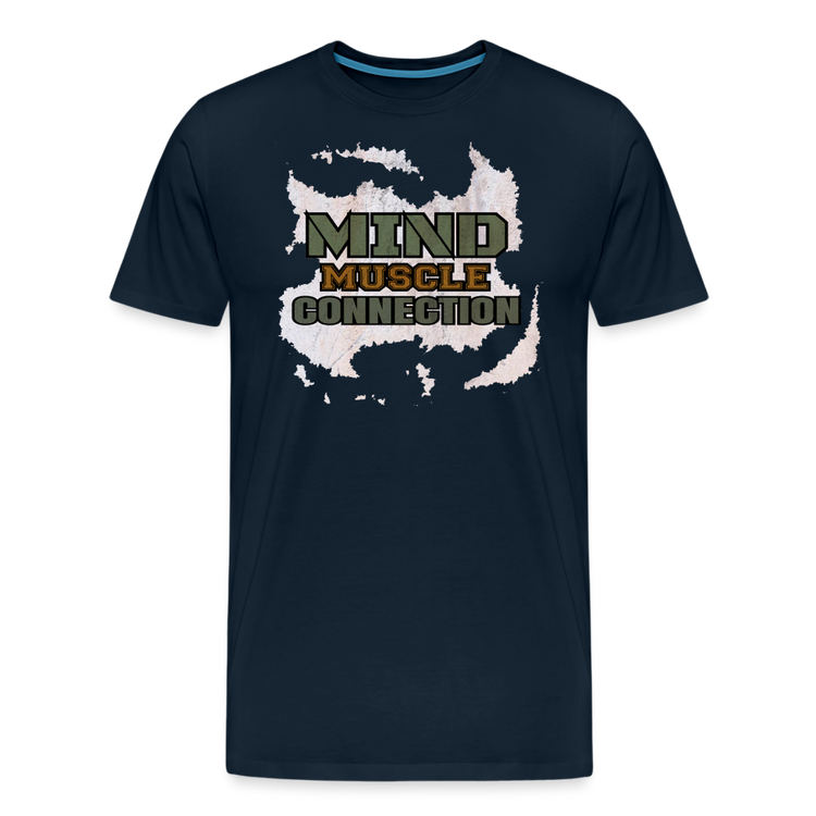 Mind Muscle Connection Premium T-Shirt - deep navy