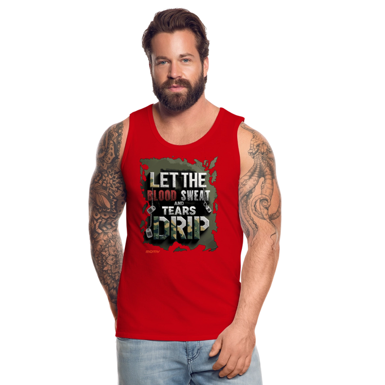 BLODD SWEAT & TEARS Men’s Premium Tank - red