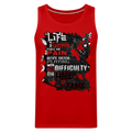LIFE IS A GAME Men’s Premium Tank - red