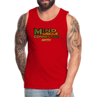 Mind Muscle Connection Men’s Premium Tank - red