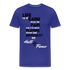 Life Is A Game Men’s Premium Organic T-Shirt - royal blue
