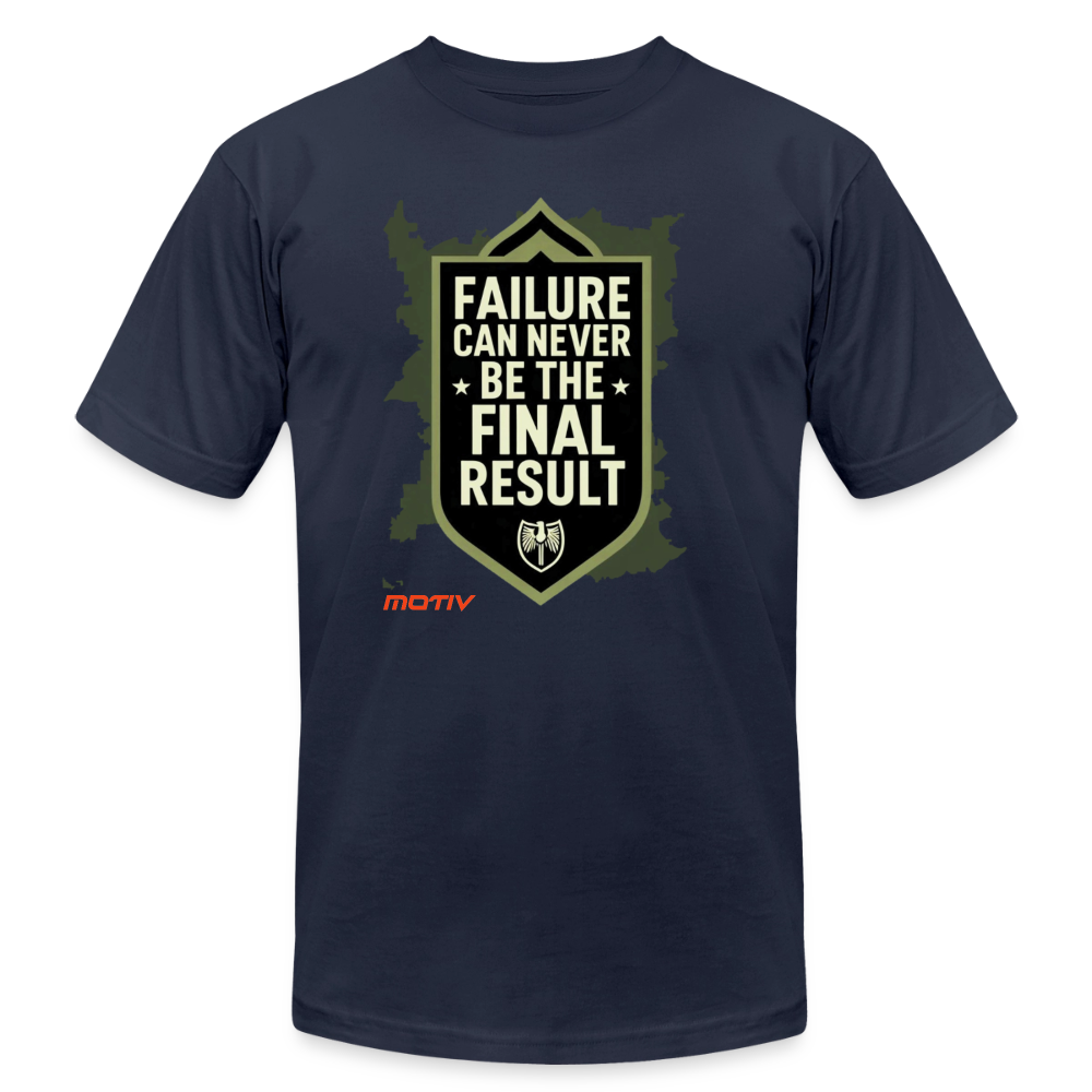 Final Result Jersey T-Shirt by Bella + Canvas - navy
