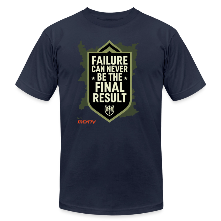 Final Result Jersey T-Shirt by Bella + Canvas - navy