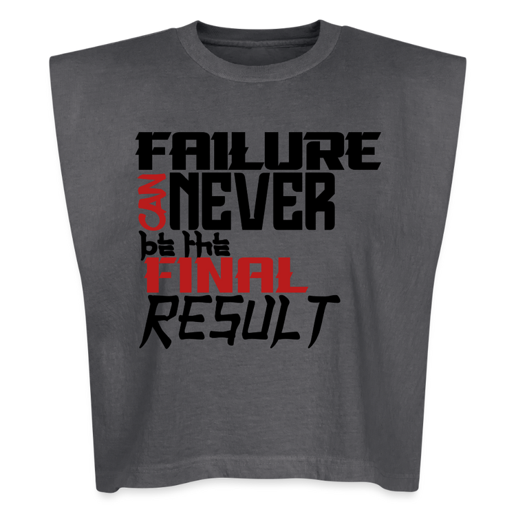 FINAL RESULT Washed Women´s Muscle Tank Top - faded black