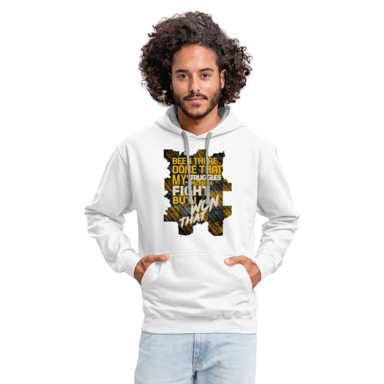 Been There Done That premium Hoodie - white/gray