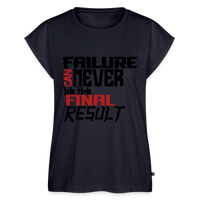 FINAL RESULT Women's Roll Cuff T-Shirt - navy