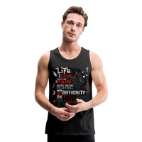 LIFE IS A GAME Men’s Premium Tank - black