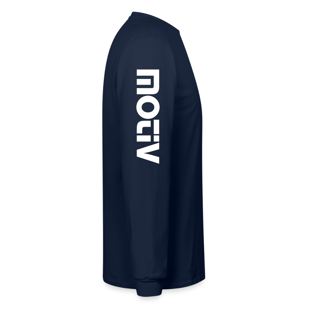 FINAL RESULT Men's Long Sleeve T-Shirt - navy