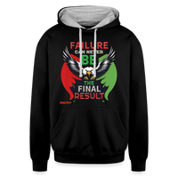 FINAL RESULT PALESTINE Edition 3 m/w Contrast Hoodie - black/heather gray