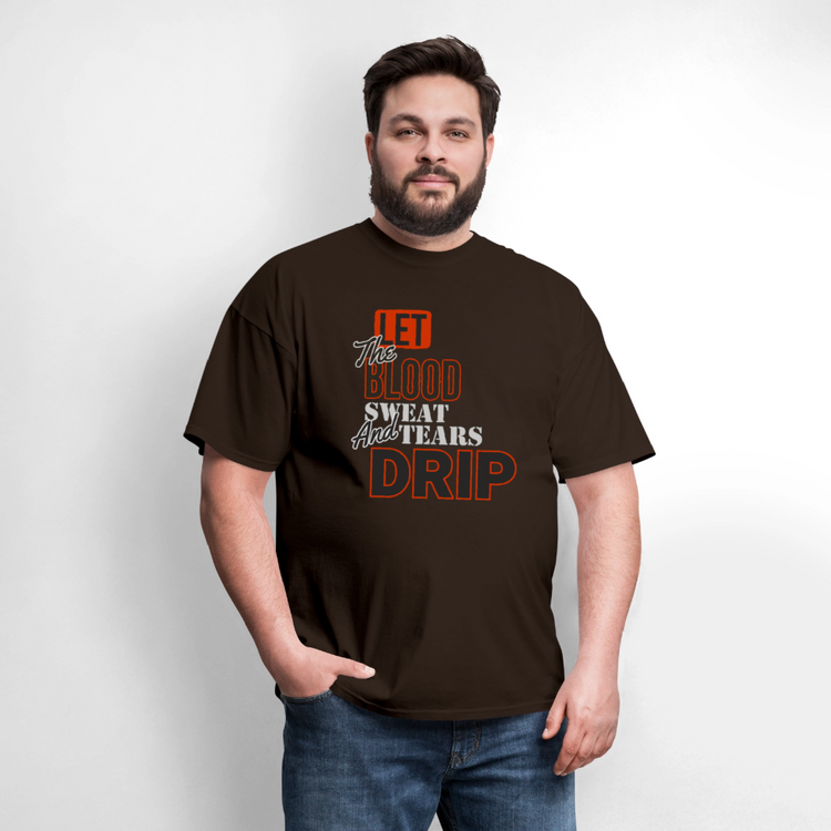 Blood, Sweat & Tears Half Sleeve Premium Tee - brown
