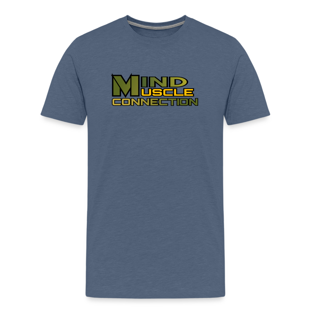 Mind Muscle Connection - heather blue