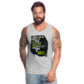LIFE IS A GAME Men’s Premium Tank - heather gray
