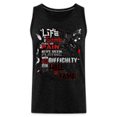 LIFE IS A GAME Men’s Premium Tank - charcoal grey
