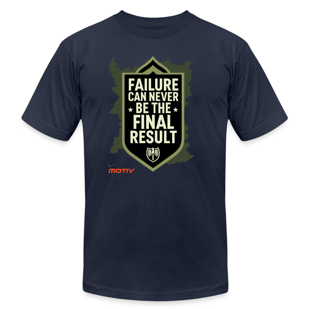 Final Result Jersey T-Shirt by Bella + Canvas - navy