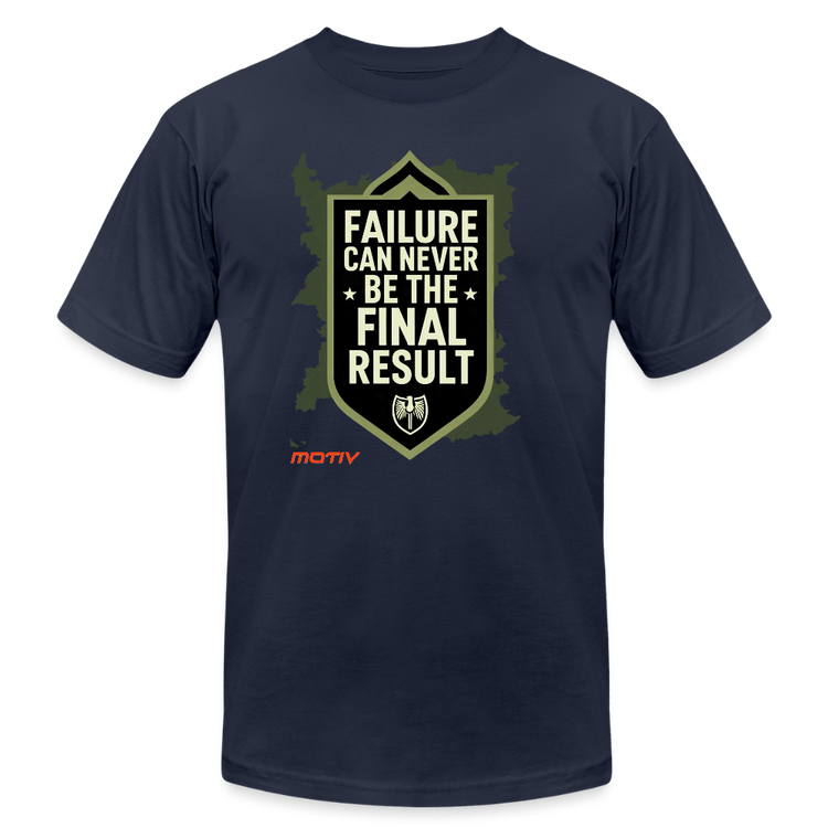 Final Result Jersey T-Shirt by Bella + Canvas - navy