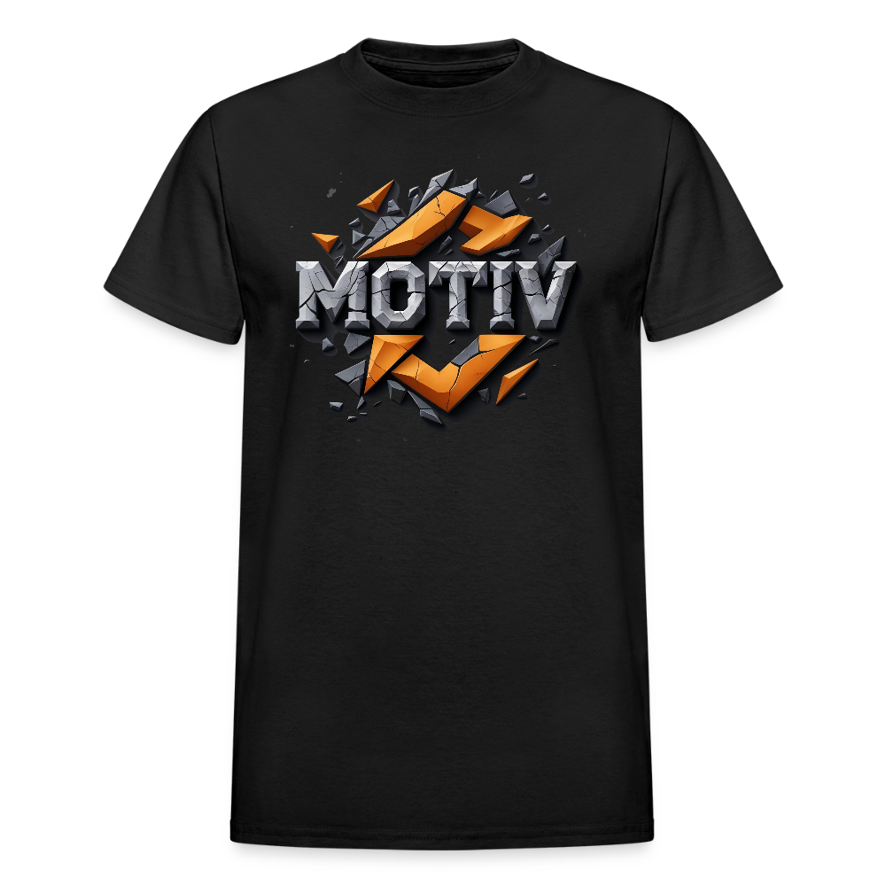 Brand Name MOTIV Ultra Cotton Adult T-Shirt - black