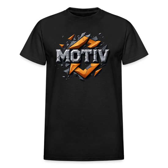 Brand Name MOTIV Ultra Cotton Adult T-Shirt - black