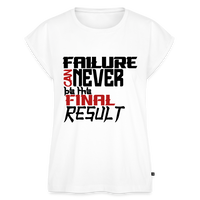 FINAL RESULT Women's Roll Cuff T-Shirt - white