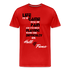 Life Is A Game Men’s Premium Organic T-Shirt - red