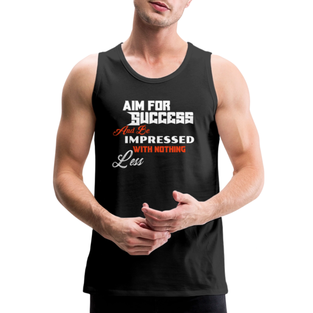 Aim For Success Men’s Premium Tank - black