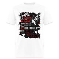 LIFE IS A GAME Men's T-Shirt | GILDAN 5000 - white