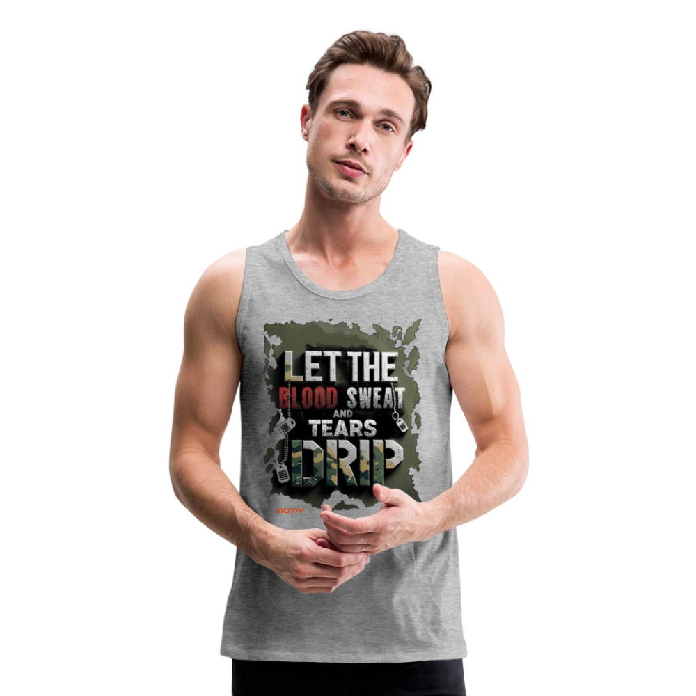 BLODD SWEAT & TEARS Men’s Premium Tank - heather gray