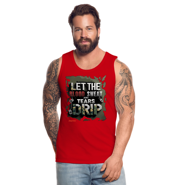 BLODD SWEAT & TEARS Men’s Premium Tank - red