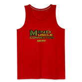 Mind Muscle Connection Men’s Premium Tank - red