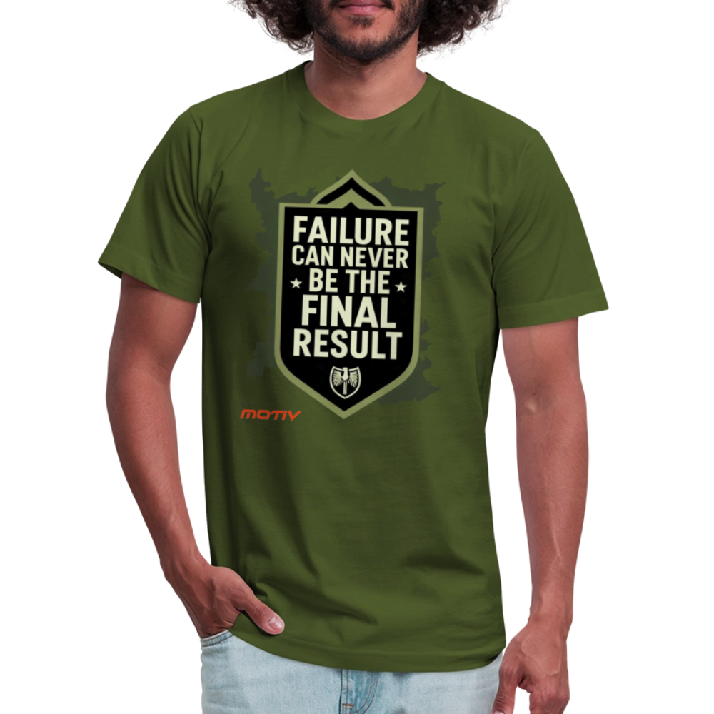 Final Result Jersey T-Shirt by Bella + Canvas - olive