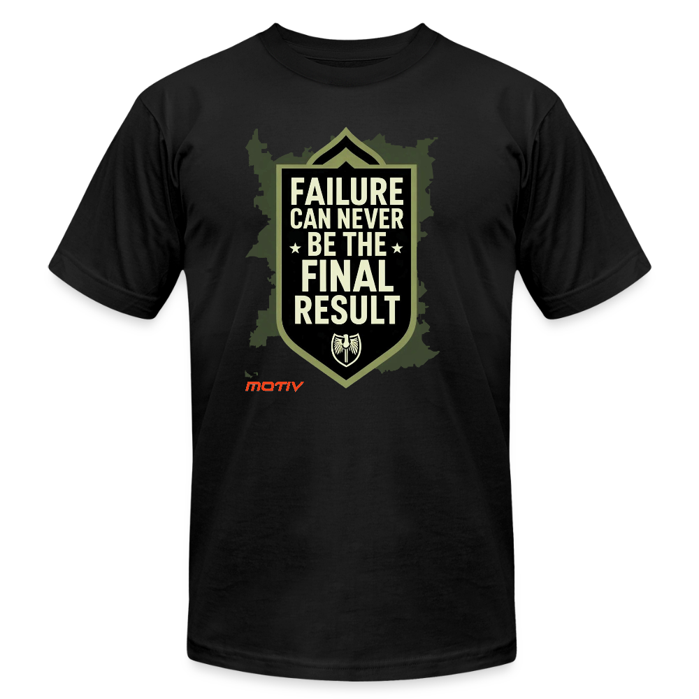 Final Result Jersey T-Shirt by Bella + Canvas - black