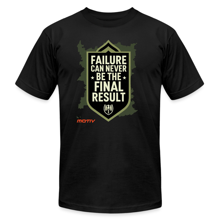 Final Result Jersey T-Shirt by Bella + Canvas - black