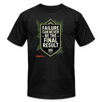 Final Result Jersey T-Shirt by Bella + Canvas - black
