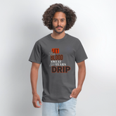 Blood, Sweat & Tears Half Sleeve Premium Tee - charcoal