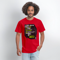 LIFE IS A GAME Men's T-Shirt | GILDAN 5000 - red